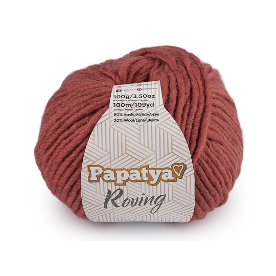 Pletacia priadza Papatya Roving 100 g - 1 ks | Mimib