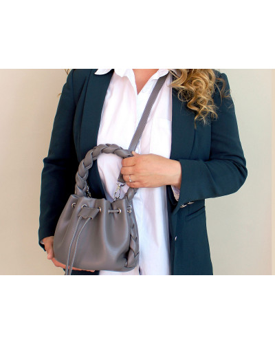 Kabelka so spleteným uchom 22x16 cm - 1 ks | Mimib