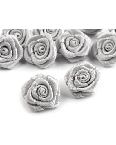 Saténová ruža Ø15 mm - 10 ks | Mimib