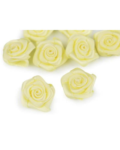 Saténová ruža Ø15 mm - 10 ks | Mimib