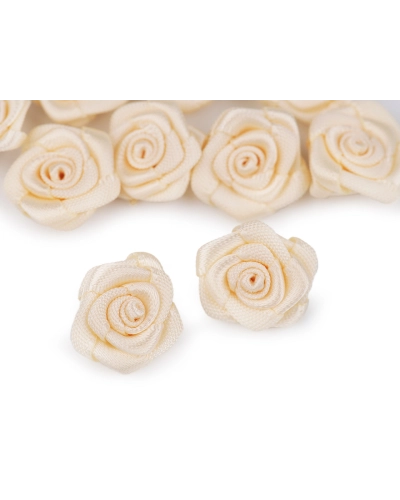 Saténová ruža Ø15 mm - 10 ks | Mimib