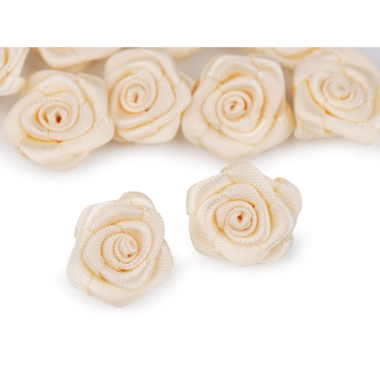 Saténová ruža Ø15 mm - 10 ks | Mimib