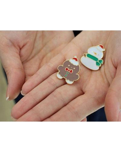 Vianočná brošňa / odznak - 1 ks | Mimib