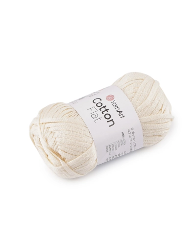 Bavlnená pletacia priadza Cotton Flat 50 g - 1 ks | Mimib