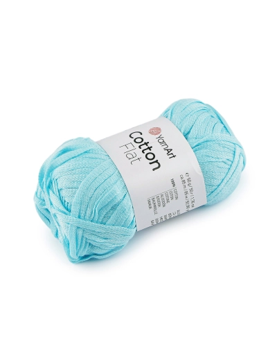 Bavlnená pletacia priadza Cotton Flat 50 g - 1 ks | Mimib
