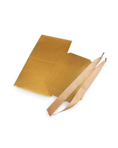 Darčeková krabička s mašľou metalická - 1 ks | Mimib