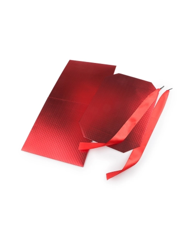 Darčeková krabica s mašľou metalická - 1 ks | Mimib