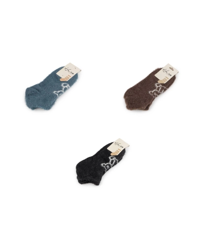 Dámske / dievčenské ponožky teplé členkové - 1 pár | Mimib