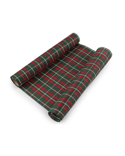 Vianočná dekoračná látka / behúň s lurexom šírka 36 cm - 2.7 m | Mimib