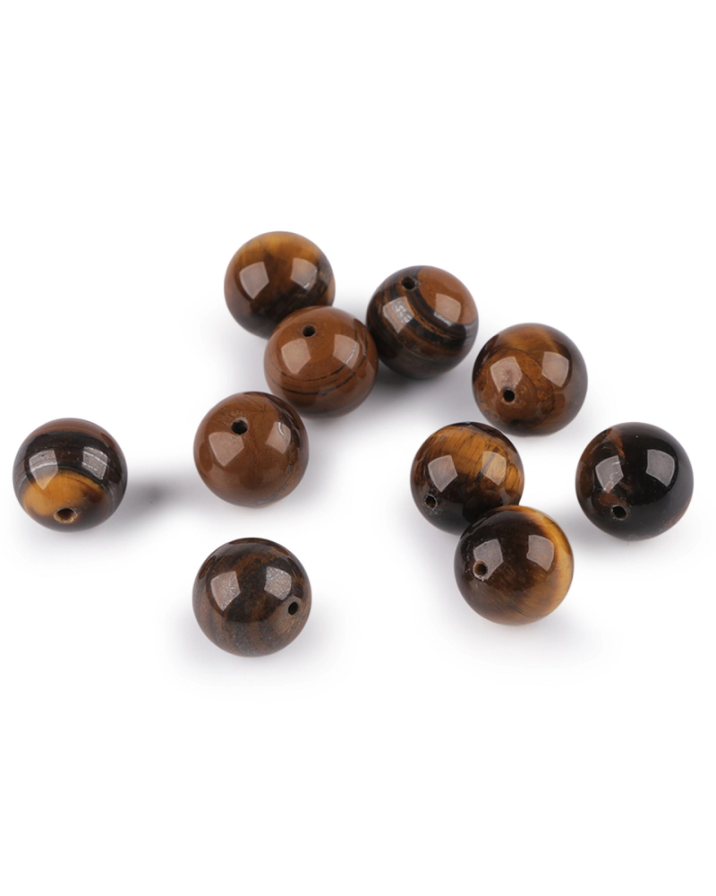 Tigrie oko, minerálne korálky Ø14 mm - 2 ks | Mimib