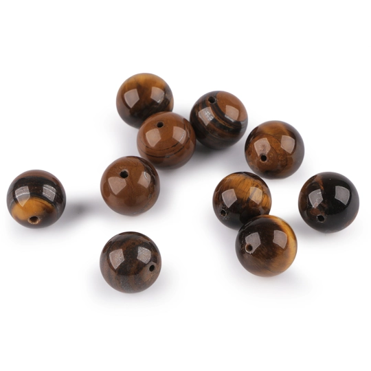 Tigrie oko, minerálne korálky Ø14 mm - 2 ks | Mimib