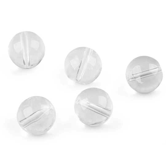 Krištáľ, minerálne korálky Ø12 mm - 5 ks | Mimib