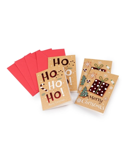 Mini vianočné prianie s obálkou sada 4 ks - 1 sáčok | Mimib