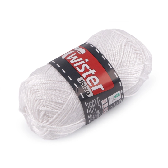 Bavlnená pletacia priadza Twister Ibiza 50 g - 1 ks | Mimib