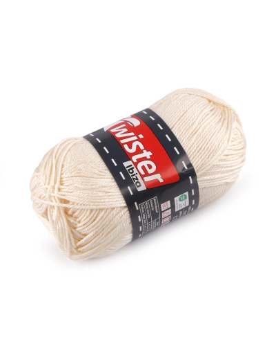Bavlnená pletacia priadza Twister Ibiza 50 g - 1 ks | Mimib