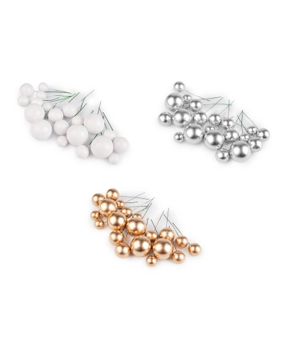 Guličky / gule na drôtiku na tvorenie Ø2-4 cm - 1 sáčok | Mimib