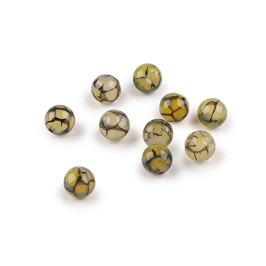 Achát syntetický, minerálne korálky Ø8 mm - 10 ks | Mimib