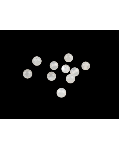 Mesačný kameň syntetický, minerálne korálky Ø4 mm - 10 ks | Mimib