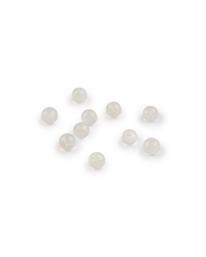 Mesačný kameň syntetický, minerálne korálky Ø4 mm - 10 ks | Mimib