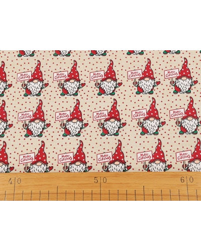 Vianočná dekoračná metráž škriatok - 1 m | Mimib