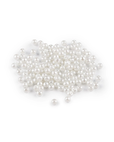 Sklenené voskové perly vrúbkované Ø4 mm - 20 g | Mimib