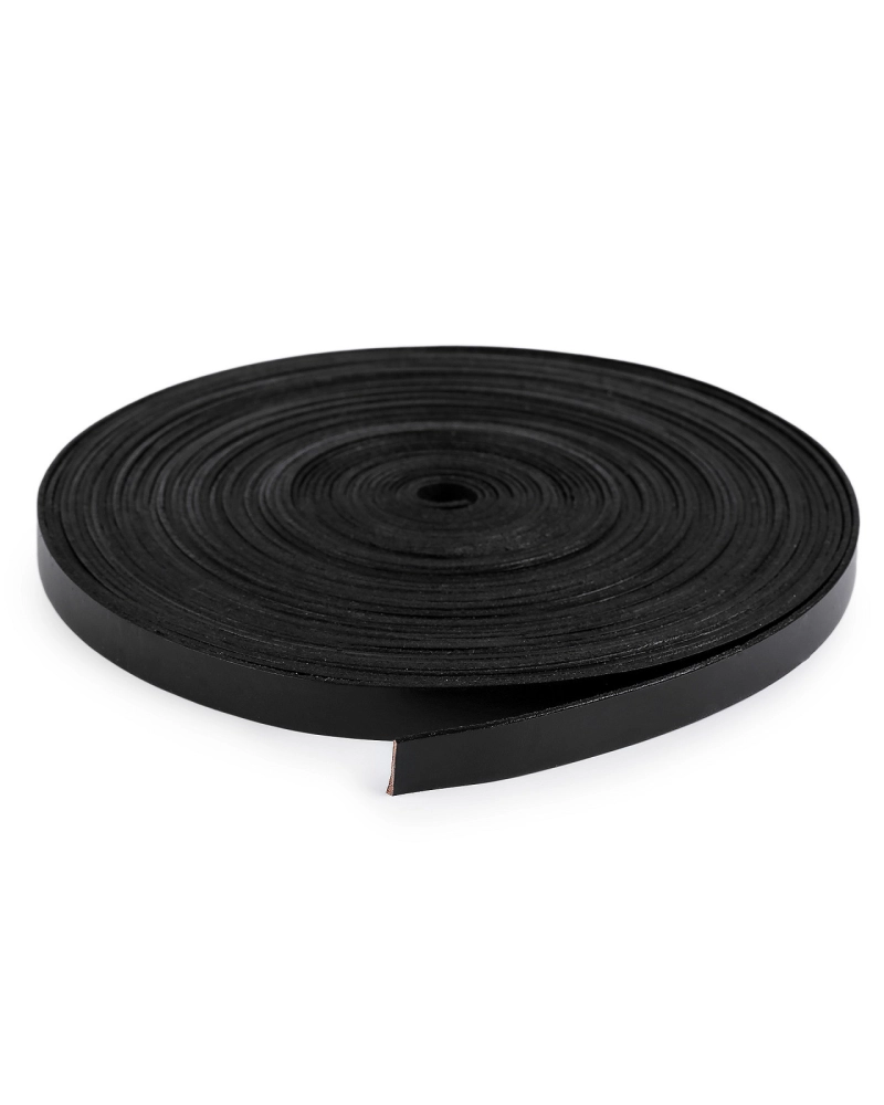 Kožený popruh / ucho na tašky šírka 15 mm metráž - 1 m | Mimib