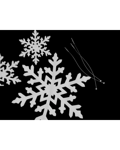 Penové vločky, sada 5 ks mix veľkostí - 1 sáčok | Mimib