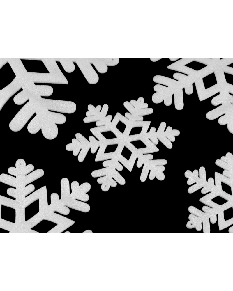 Penové vločky, sada 5 ks mix veľkostí - 1 sáčok | Mimib