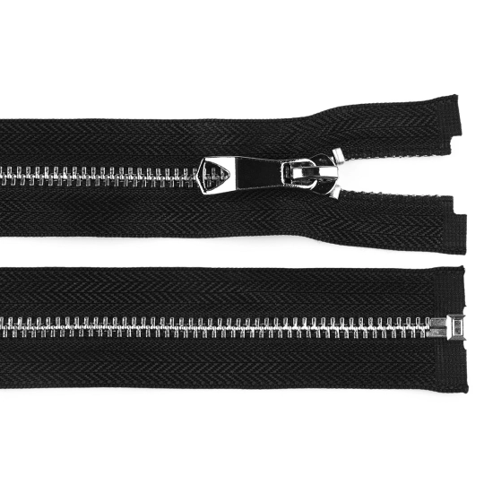 Kovový zips No 5 dĺžka 75 cm s ozdobným bežcom - 1 ks | Mimib