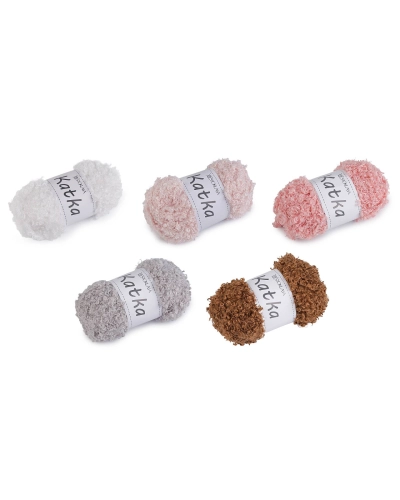 Priadza pletacia kučeravá Katka 100 g - 1 ks | Mimib