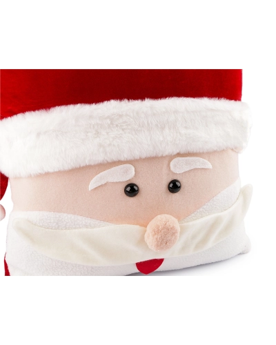 Vianočná plyšová obliečka na vankúš snehuliak 43x43 cm - 1 ks | Mimib