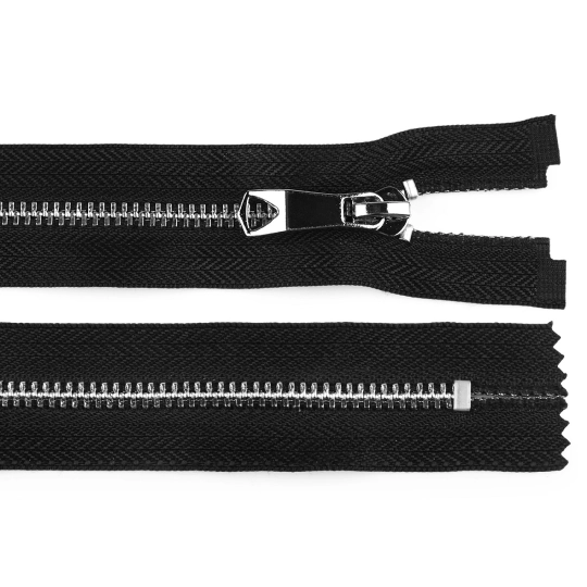 Kovový zips No 5 dĺžka 18 cm s ozdobným jazdcom - 1 ks | Mimib