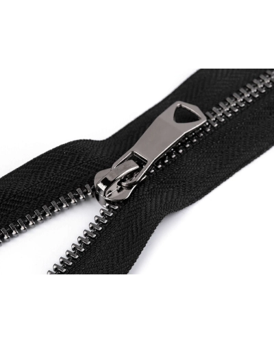 Kovový zips No 5 dĺžka 20 cm s ozdobným jazdcom - 1 ks | Mimib