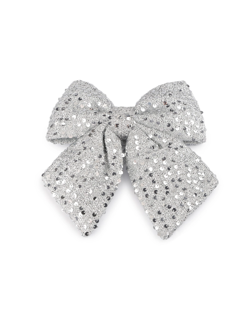 Vianočná mašľa s flitrami 21x24 cm - 1 ks | Mimib