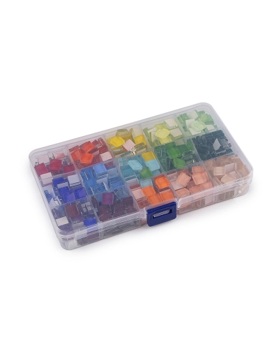 Mozaikové kamienky sklenené v boxe - 1 ks | Mimib