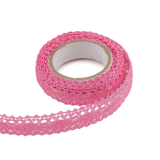 Samolepiaca čipka šírka 15 mm metalická - 1 ks | Mimib