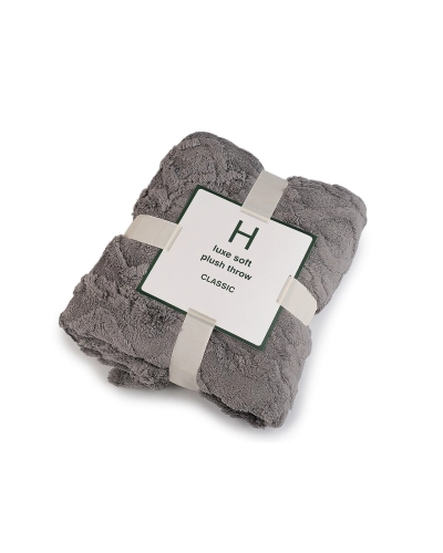 Deka plyšová, vrkôčiková 150x200 cm - 1 ks | Mimib