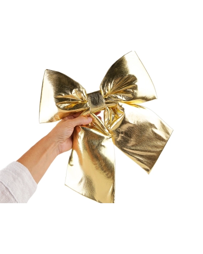 Vianočná mašľa metalická XXL 30x35 cm - 1 ks | Mimib