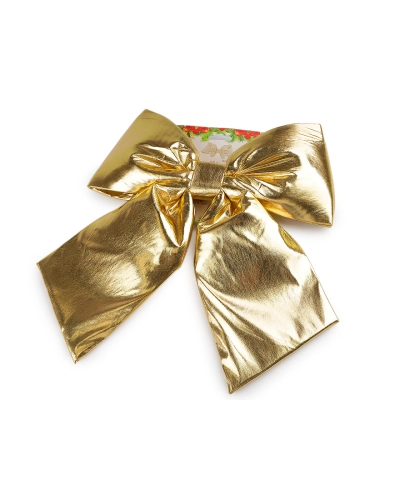 Vianočná mašľa metalická XXL 30x35 cm - 1 ks | Mimib