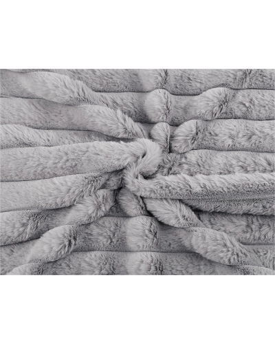 Kožušina s pruhmi / imitácia činčily - 1 m | Mimib