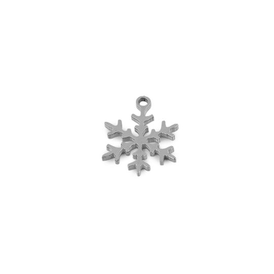 Prívesok z nerezovej ocele vločka - 1 ks | Mimib