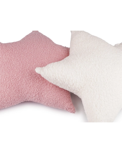 Dekoračný vankúš hviezda buklé Ø40 cm - 1 ks | Mimib