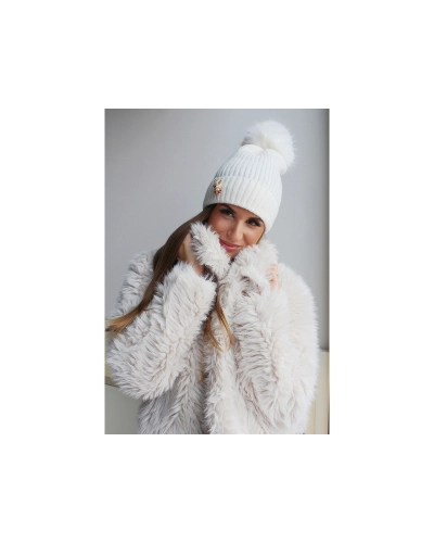 Dámska zimná čiapka s brmbolcom - 1 ks | Mimib