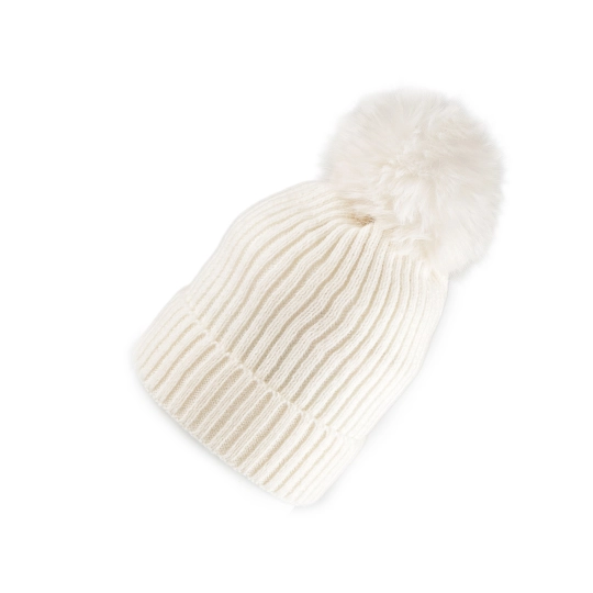 Dámska zimná čiapka s brmbolcom - 1 ks | Mimib