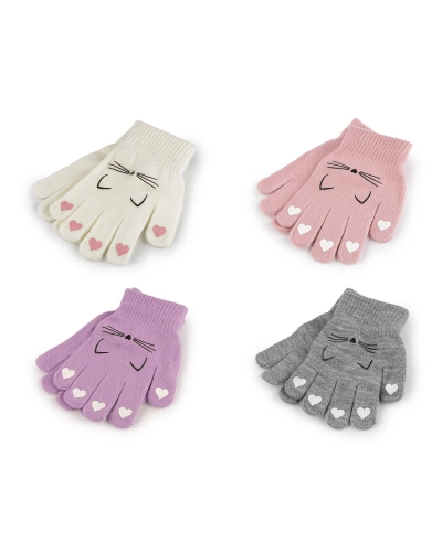 Detské pletené rukavice mačka - 1 pár | Mimib