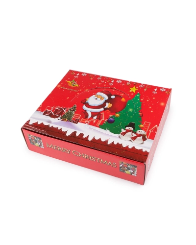 Zamatová stuha na cievke vo vianočných farbách šírka 50 mm, návin 2,7 m - 1 ks | Mimib