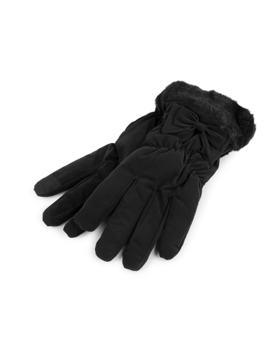 Dámske rukavice šusťákové, zateplené, dotykové - 1 pár | Mimib