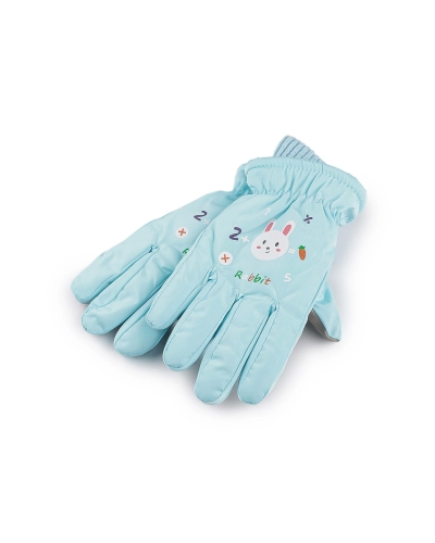 Detské rukavice šusťákové zateplené s elastickým nápletom - 1 pár | Mimib