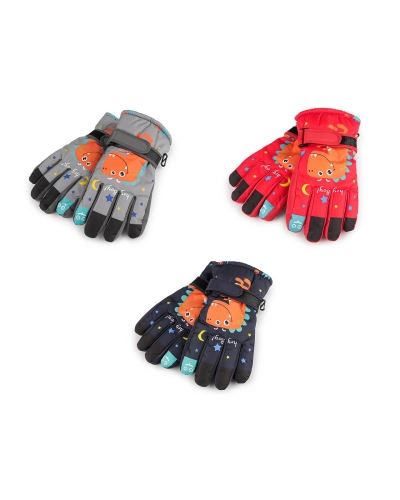 Detské zimné rukavice dinosaurus - 1 pár | Mimib