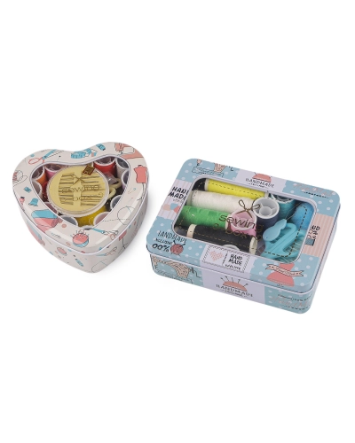 Súprava na šitie v plechovej krabičke - 1 ks | Mimib